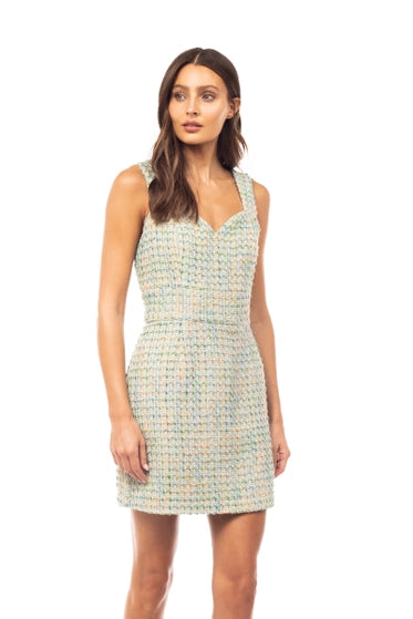 Blue Tweed Dress Haven LaRae Boutique Blue Tweed Dress Haven LaRae Boutique