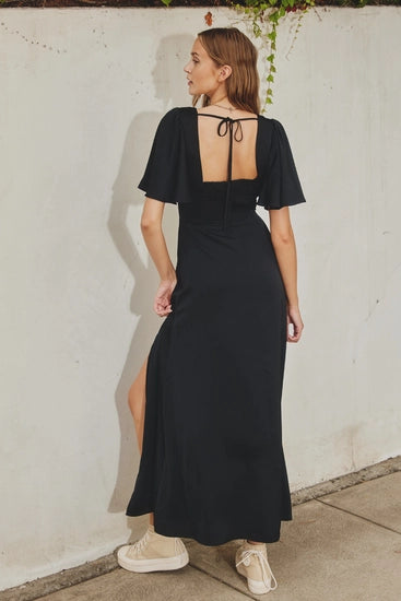 BLK Maxi Short Sleeve Dress