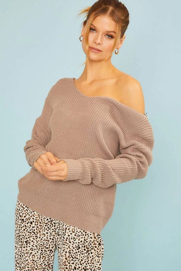 Twisted Taupe Sweater