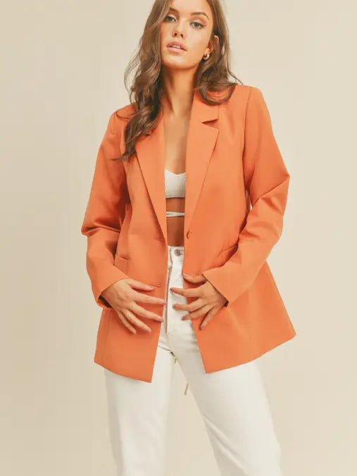 Ginger Button Down Blazer