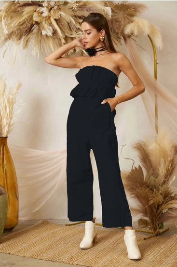 BLK Tube Top Jumpsuit