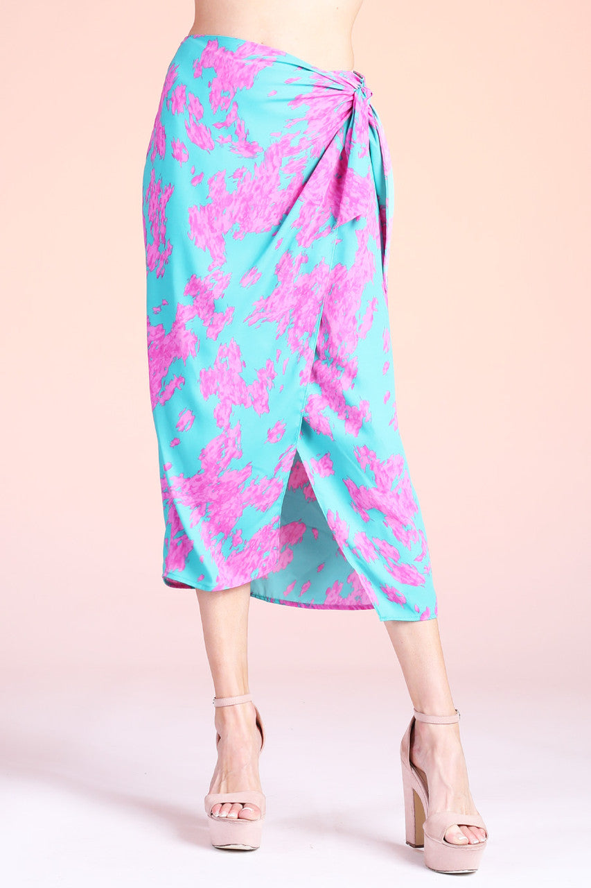 Kalo Leaf Wrap Skirt