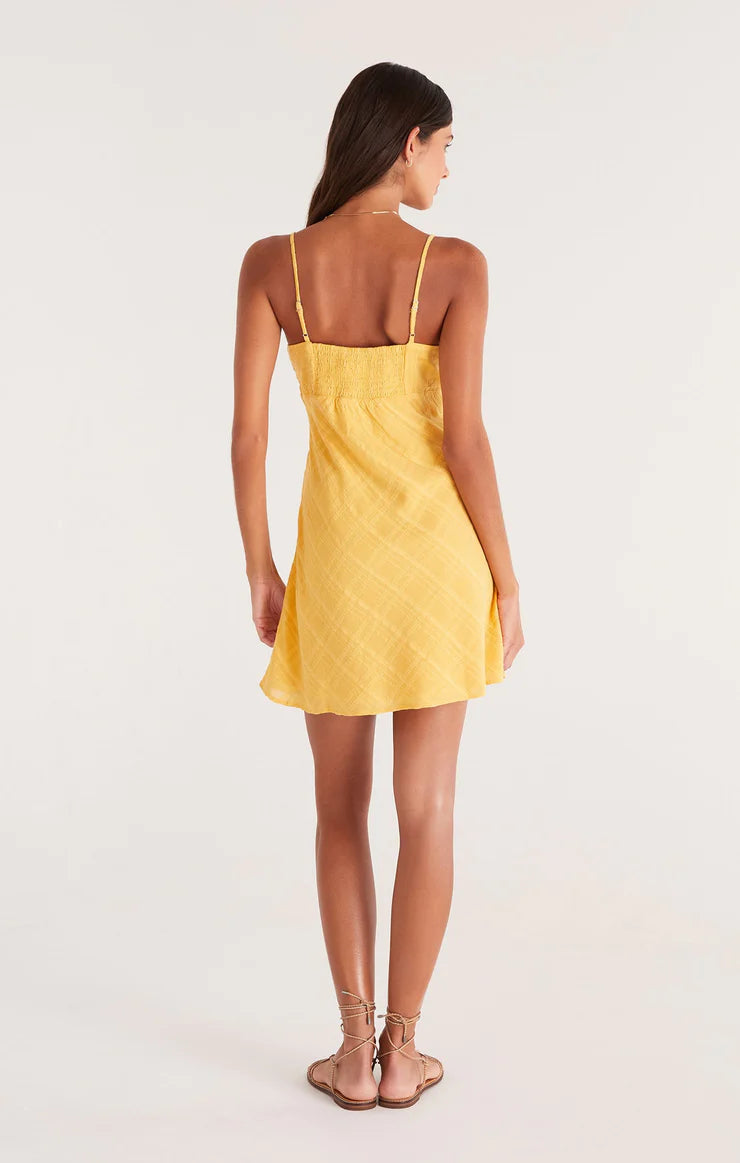 Liana Yellow Mini Dress