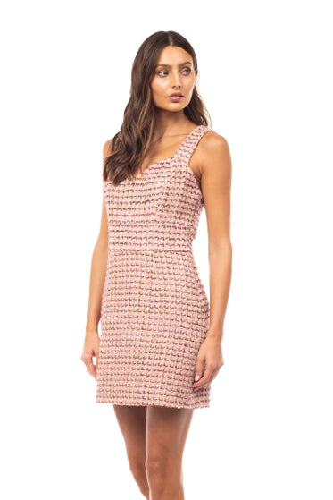 Rose Tweed Dress