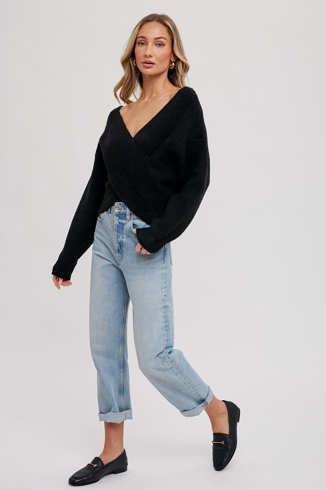 BLK Wrap Knit Sweater